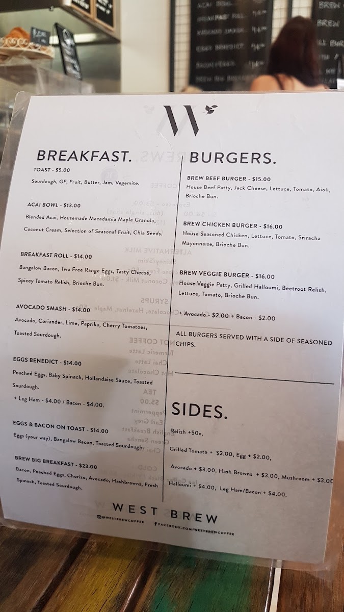Menu West Brew Coffee-2